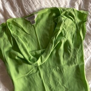 Allison Taylor Lime Green Blouse